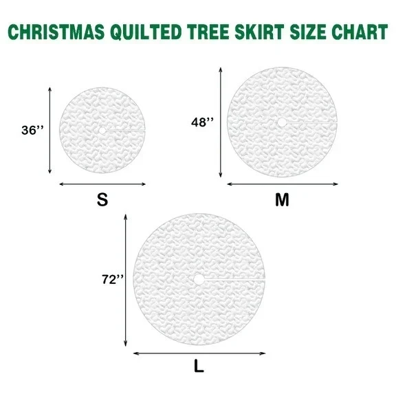 Irish Shamrock Quilted Tree Skirt Home Decor Trends Christmas Gifts For Patrick Day Lovers - Image 2