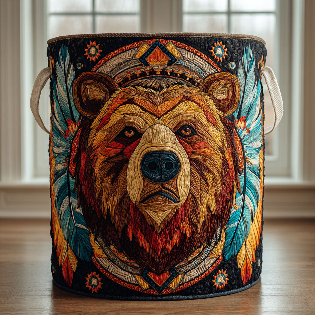 Native Bear Essence Laundry Basket Clothes Hamper Best Native Gifts For Men Women