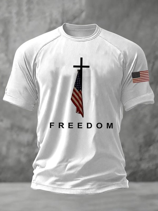 Red Charlie Kirk Freedom Shirt American Flag RIP Charlie Kirk Memorial Tee Shirts For Sale