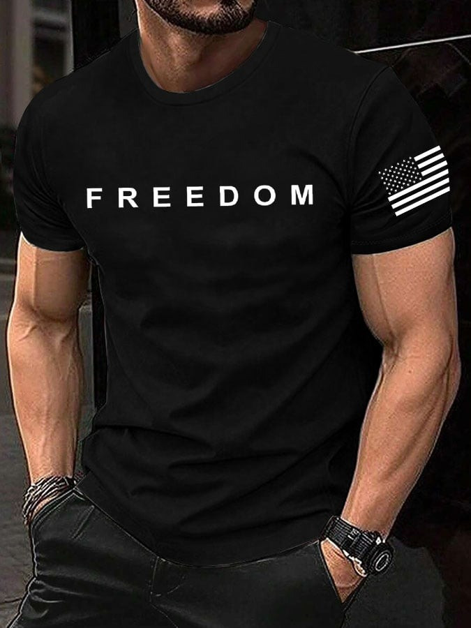 Red Charlie Kirk Freedom Shirt Turning Point USA Merch Freedom Tee Shirts Wear Red Day 2025 - Image 2