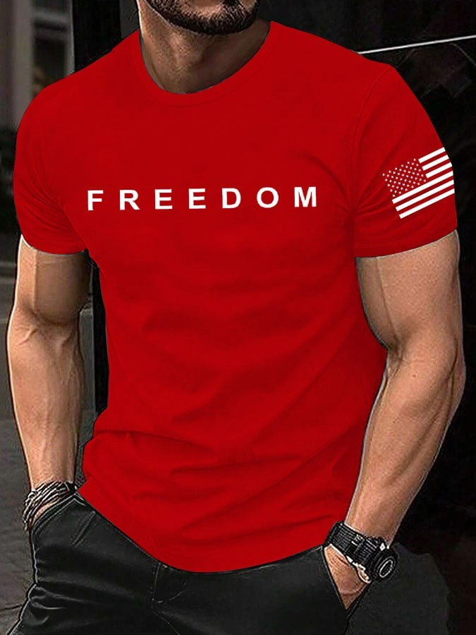 Red Charlie Kirk Freedom Shirt Turning Point USA Merch Freedom Tee Shirts Wear Red Day 2025