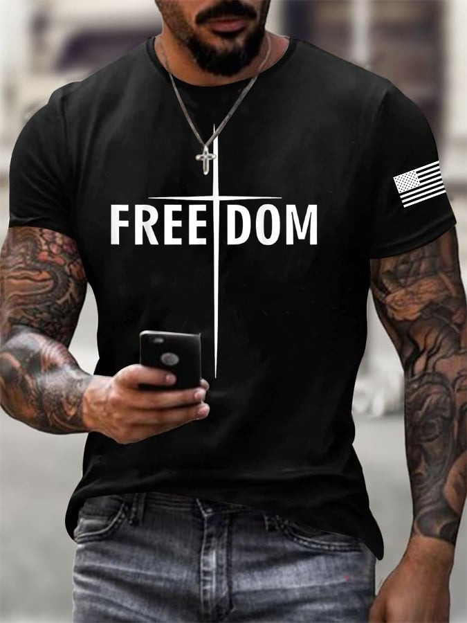 Red Charlie Kirk Freedom Tee Shirt Support Wear Red For Charlie Kirk Day Oct 14 Merch Store