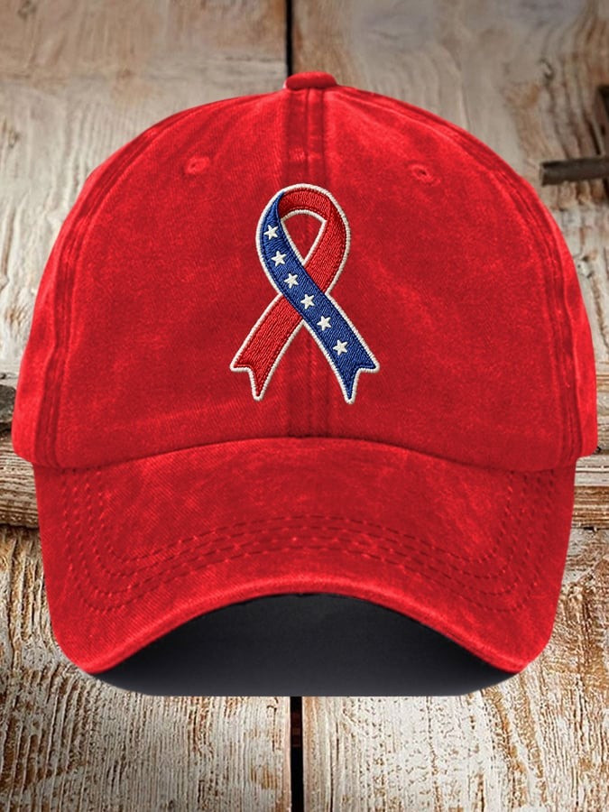Red Charlie Kirk Ribbon Hat Make America Safe Again Baseball Cap Wear Red For October 14 Day