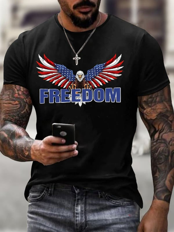 Red Eagle Charlie Kirk Freedom Tee Shirt Wear Red For Charlie Kirk Day October 14 Merch