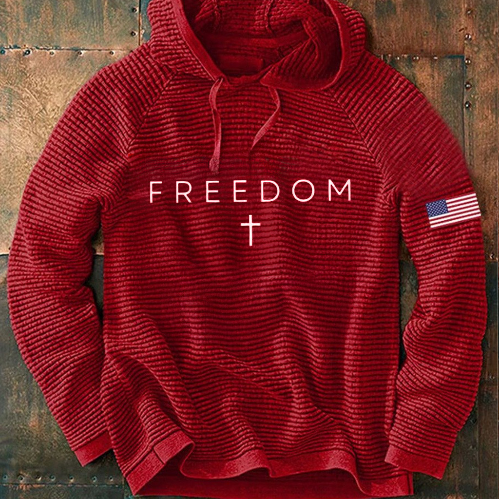 Red Freedom Charlie Kirk Shirt Cross Faith Turning Point USA Wear Red On October 14 Day - Image 2
