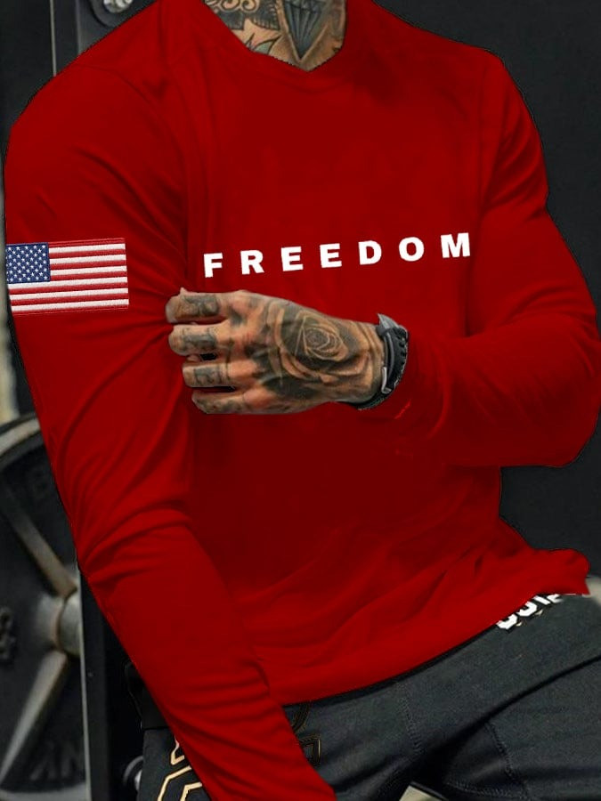 Red Freedom Charlie Kirk Shirt Turning Point USA TPUSA October 14 Birthday Memorial Gifts - Image 2