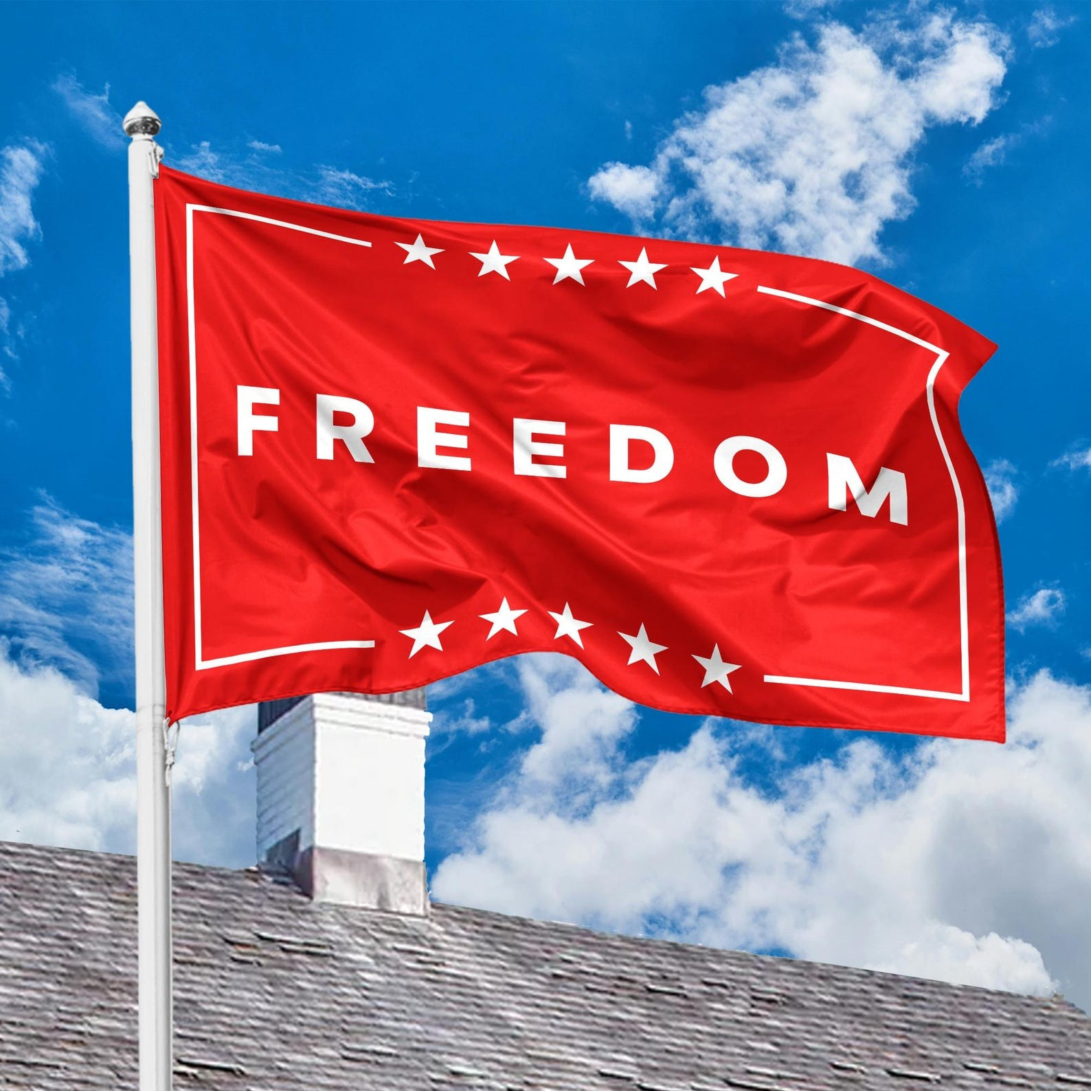 Red Freedom Charlie Kirk Shirt Turning Point USA TPUSA October 14 Birthday Memorial Gifts - Image 4