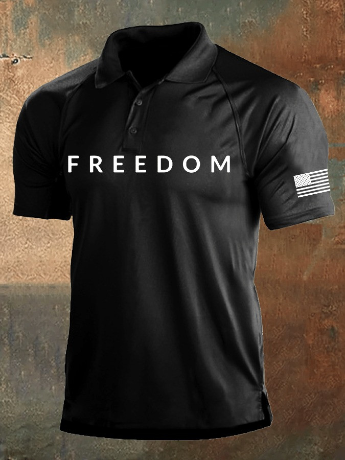 Red RIP Charlie Kirk Freedom Men's Polo Shirt Wear Red For Charlie Kirk Day 2025 Clothing