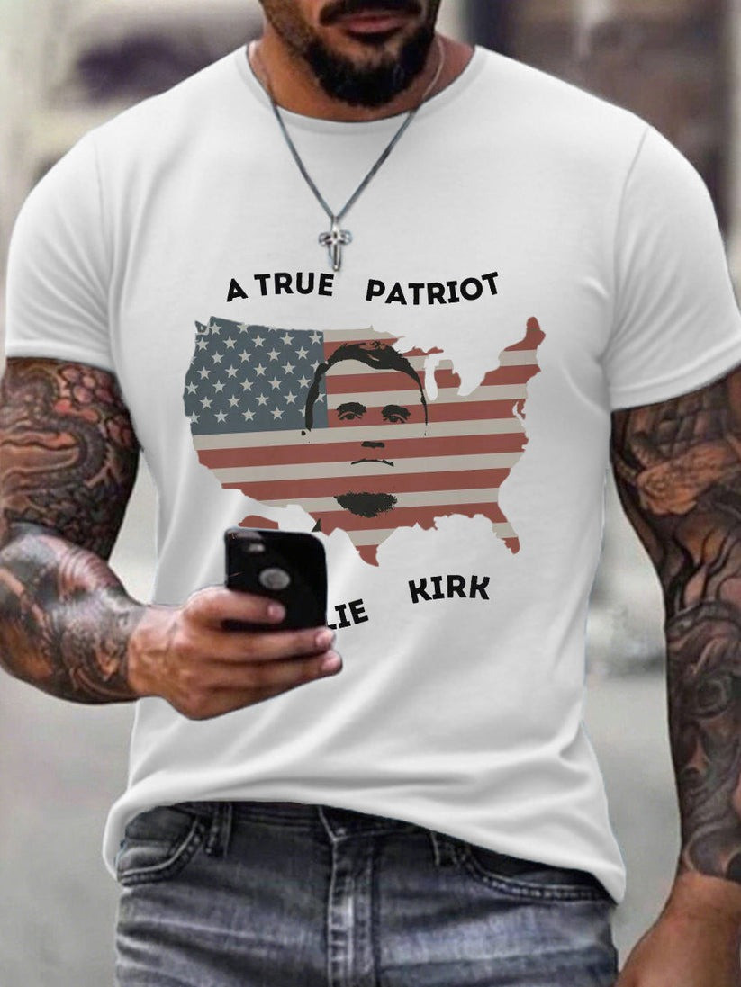 Red RIP Charlie Kirk Shirt Honor A True Patriot Wear Red For October 14 Charlie Kirk Day