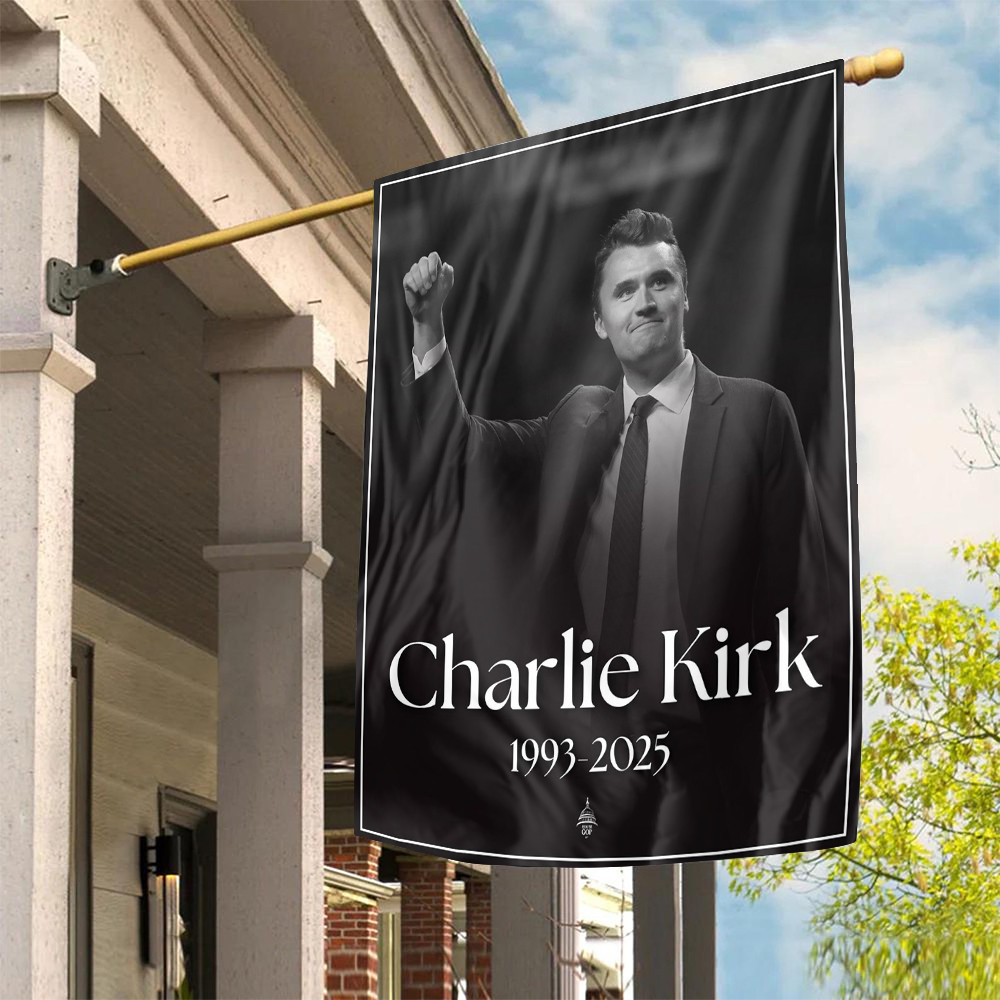 RIP Charlie Kirk American Flag Charlie Kirk Merch Activist Memorial Gifts