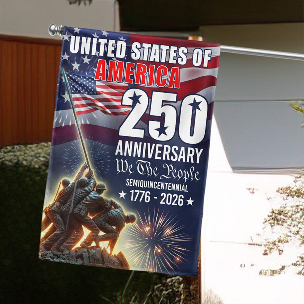 United States Of America Semiquincentennial 1776 2026 Flag 250Th Anniversary Veteran Decor