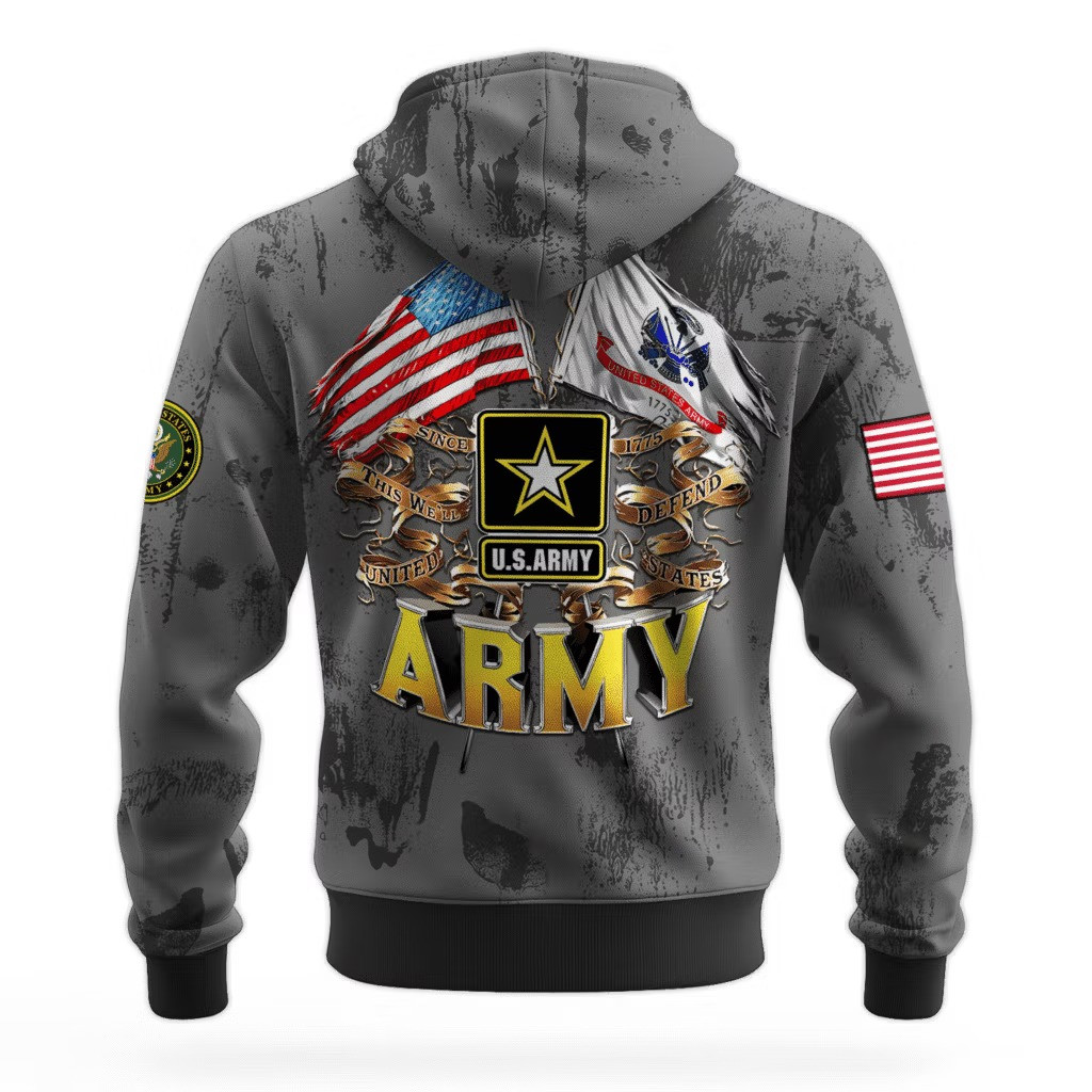 US Army This We'll Defend 250Th Anniversary Hoodie 1775 2025 Army Veteran Clothing Gifts - Image 2