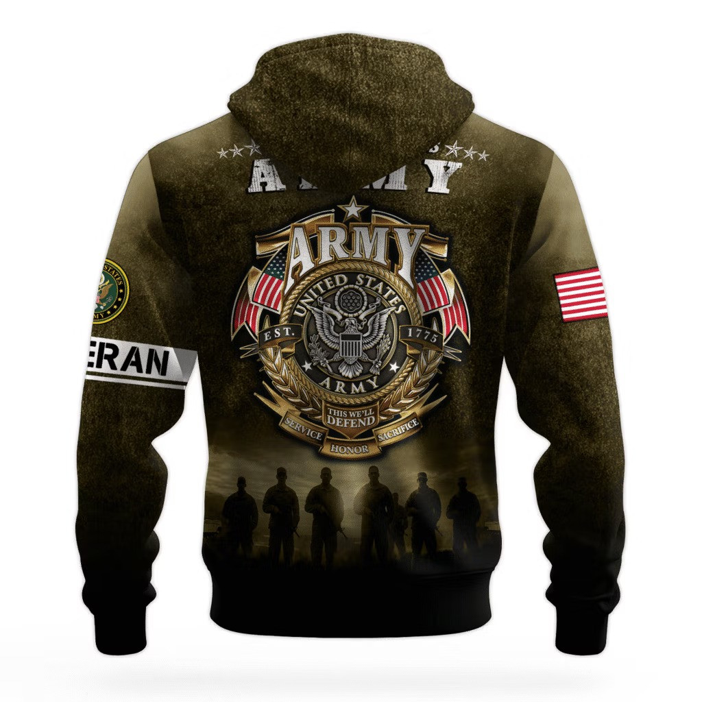 US Army This We'll Defend 250Th Anniversary Hoodie 1775 2025 Army Veteran Gifts Ideas - Image 2