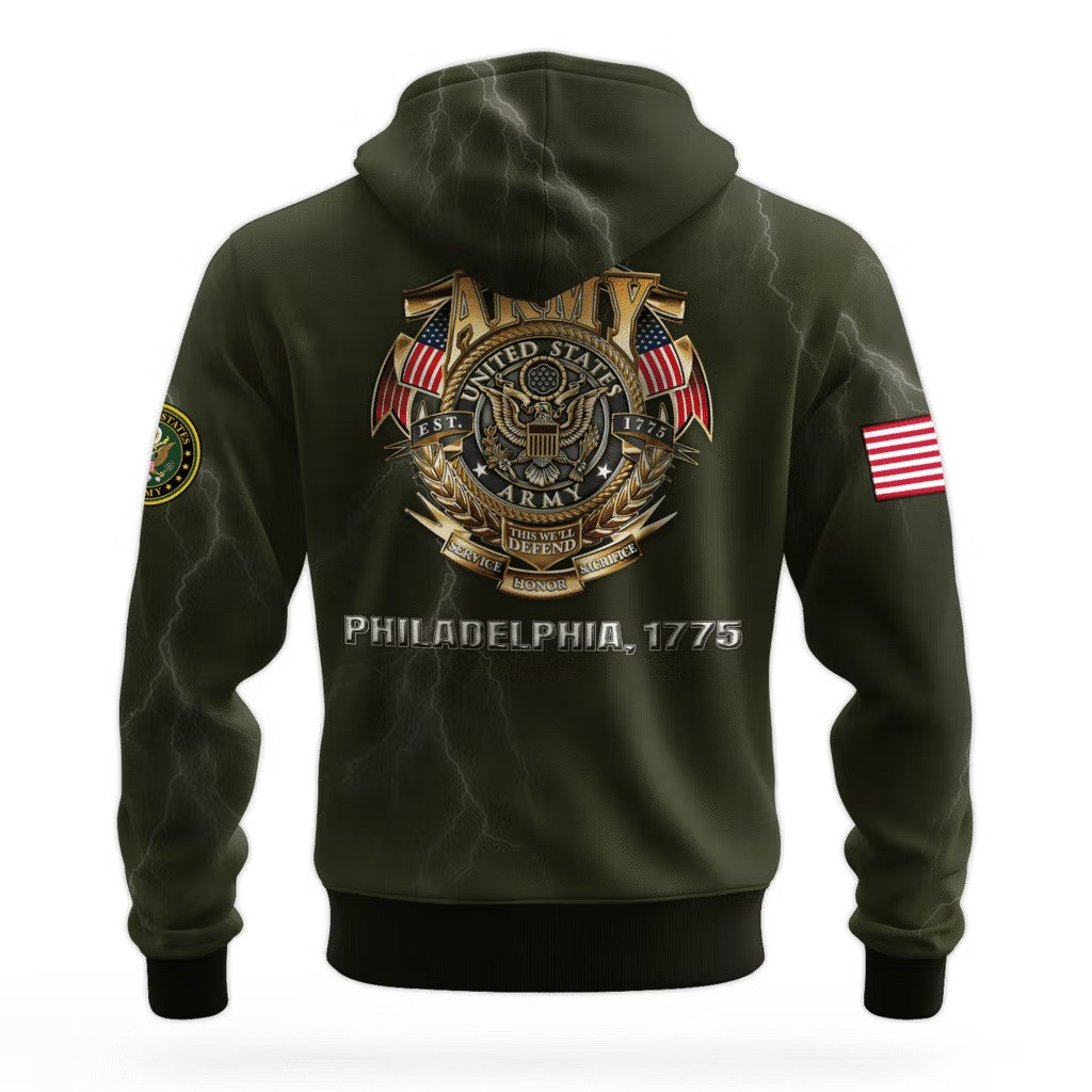 US Army This We'll Defend 250Th Anniversary Hoodie 1775 2025 Best Veterans Day Gifts - Image 2