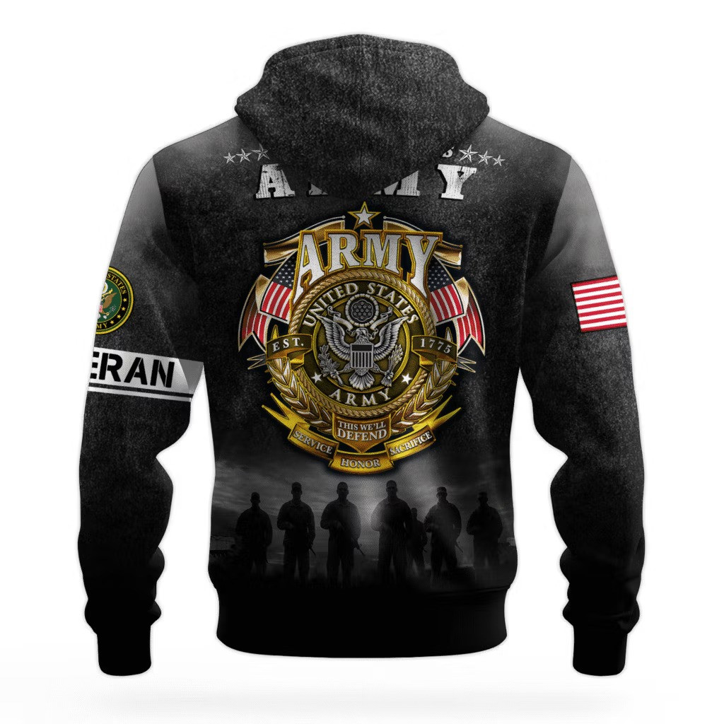 US Army This We'll Defend 250Th Anniversary Hoodie 2025 Christmas Gifts For Army Veterans - Image 2