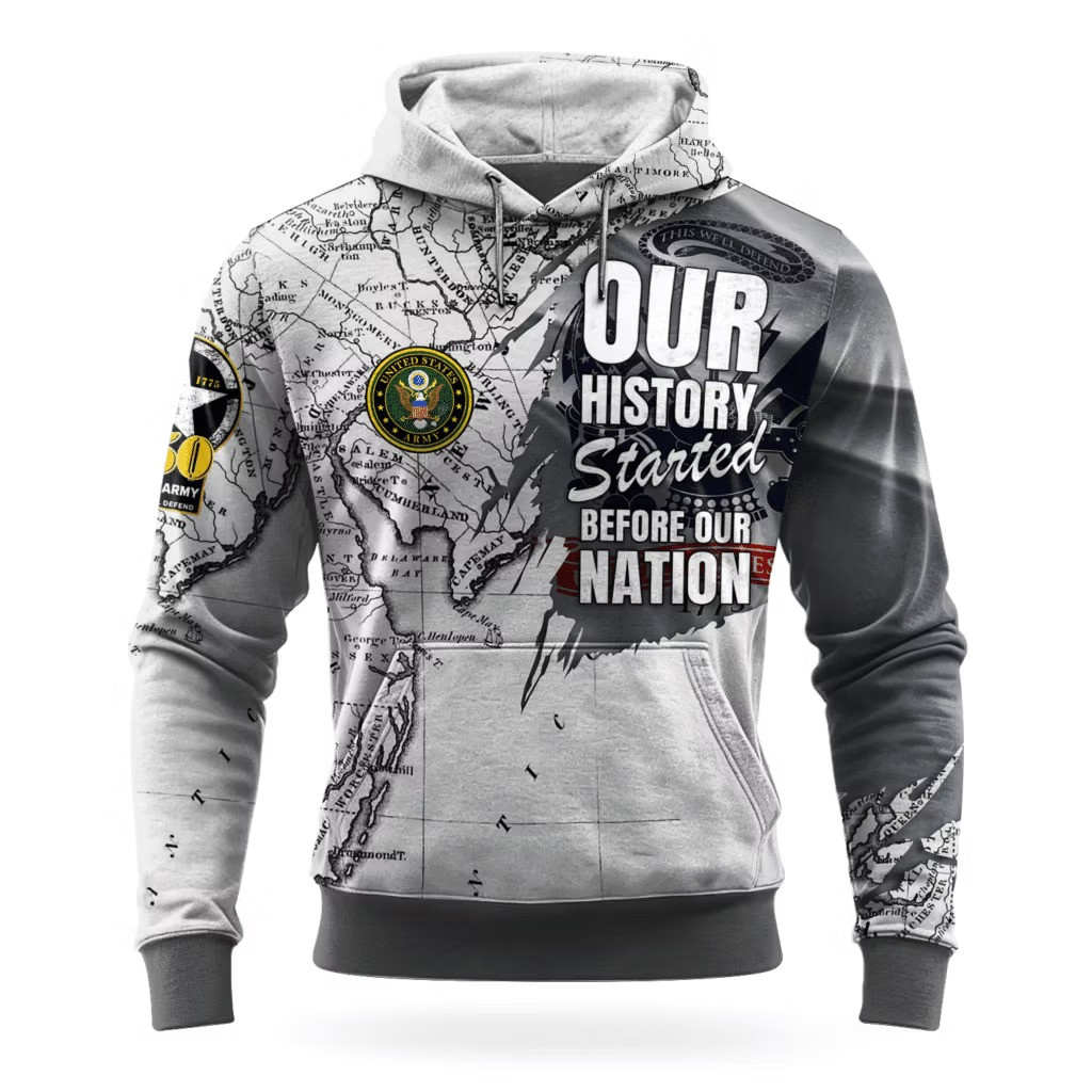 US Army This We'll Defend 250Th Anniversary Hoodie Army Veteran Apparel Vets Day 2025 Gifts