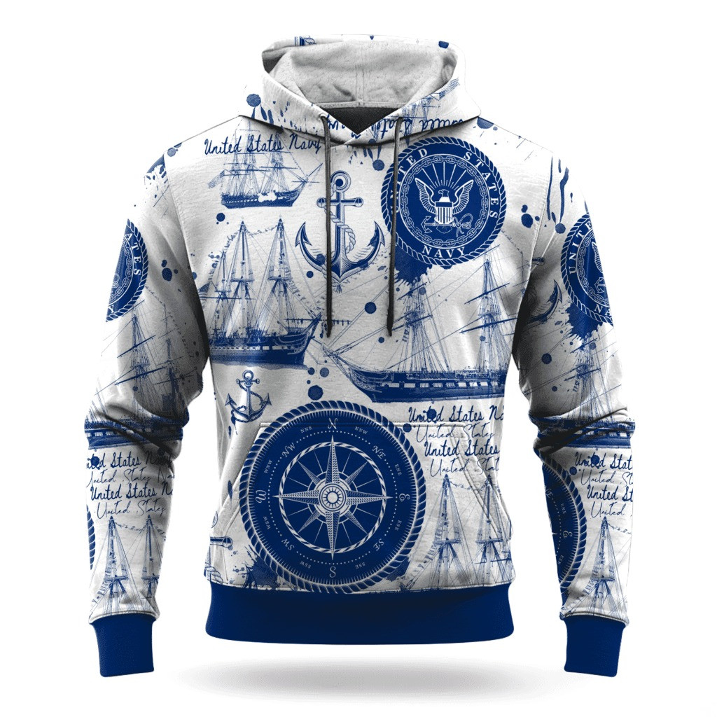 US Navy 250Th Anniversary Hoodie 1775 2025 USN Apparel Christmas Gifts For Navy Veterans