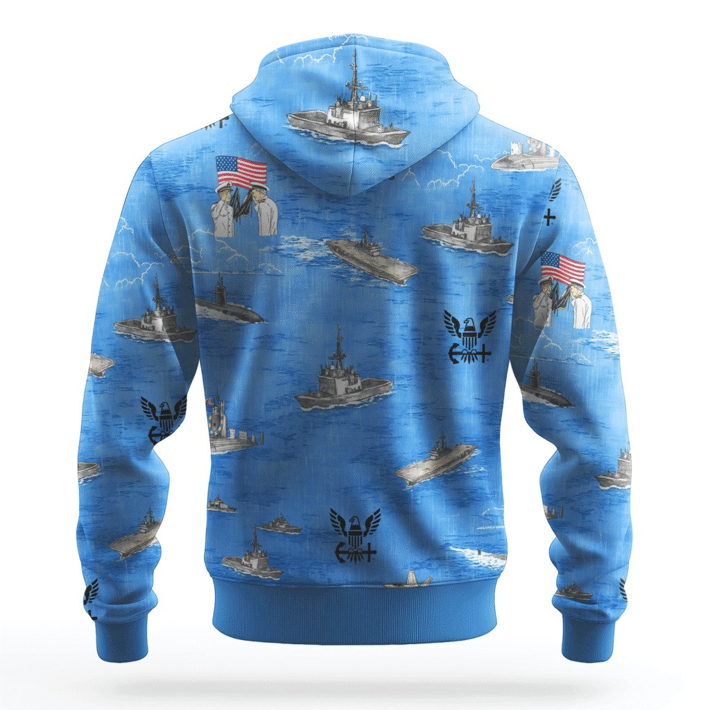US Navy 250Th Anniversary Hoodie 1775 2025 USN Merch Royal Navy Veteran Gifts - Image 2