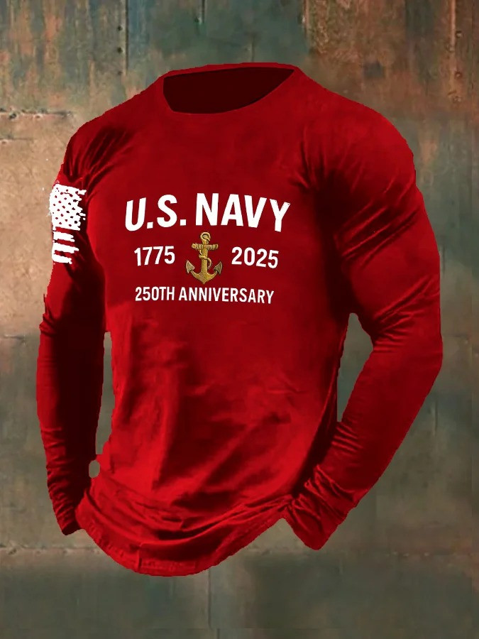 U.S Navy 250Th Anniversary T-Shirt 1775 2025 Tee Shirt Veteran Appreciation Gifts