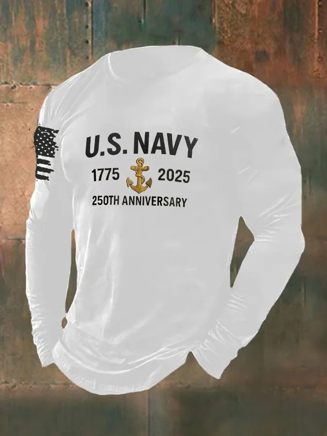 U.S Navy 250Th Anniversary T-Shirt 1775 2025 Tee Shirt Veteran Appreciation Gifts - Image 4
