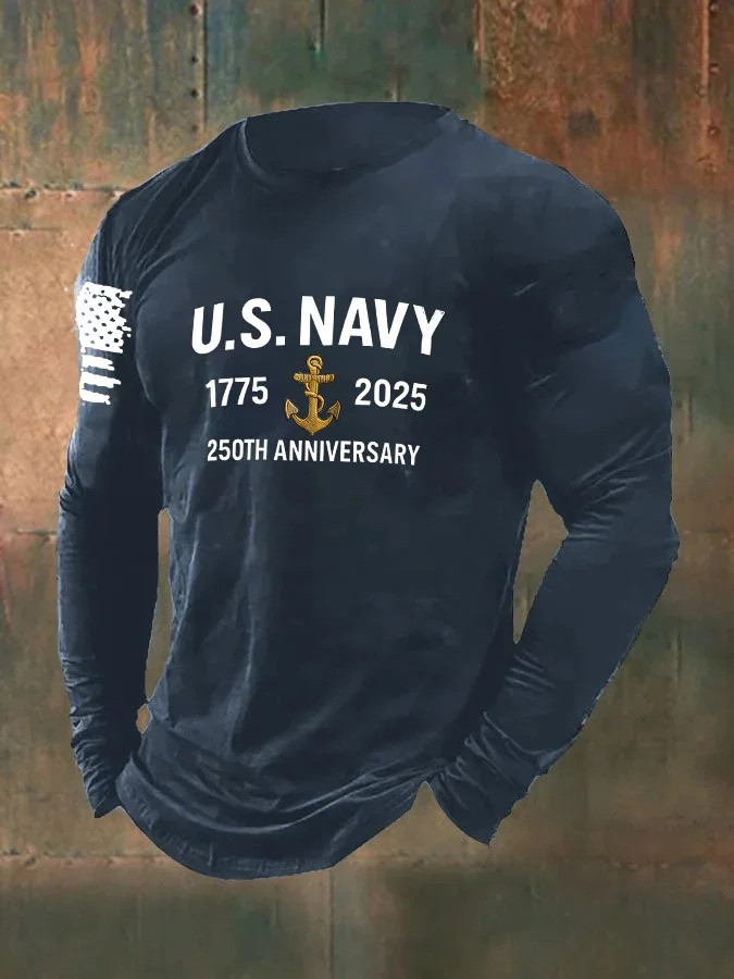 U.S Navy 250Th Anniversary T-Shirt 1775 2025 Tee Shirt Veteran Appreciation Gifts - Image 2