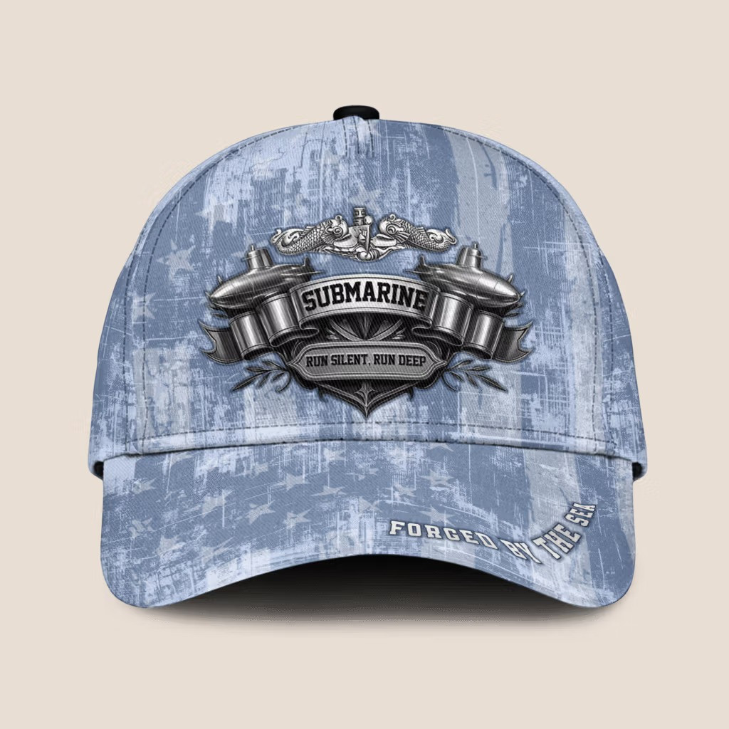 US Navy Submarine Force Hat Run Silent Run Deep Baseball Cap Veteran Gifts Ideas - Image 2