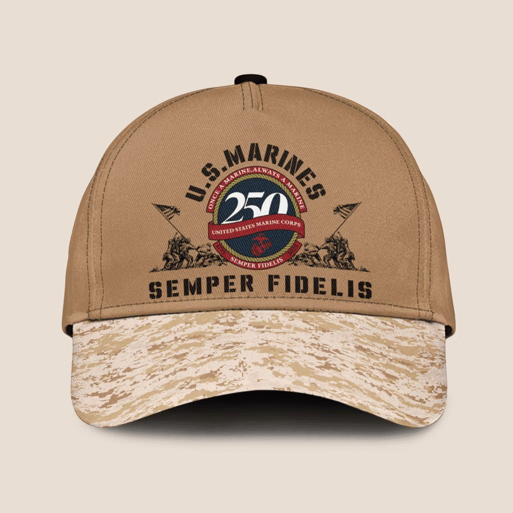 USMC Semper Fi 250Th Anniversary Camo Hat 1775 2025 Unique Gifts For Marine Corps Veterans