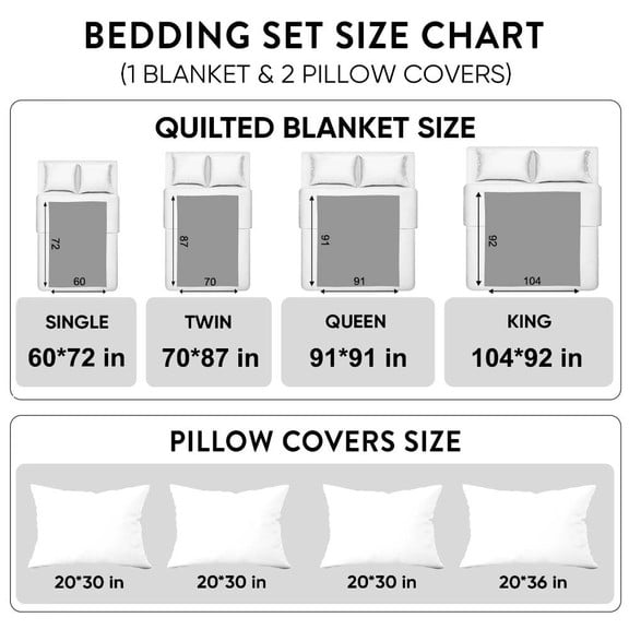 Whale Song Quilted Bedding Set Bedroom Decorations Best Unique Gifts For Whale Lovers - Image 2