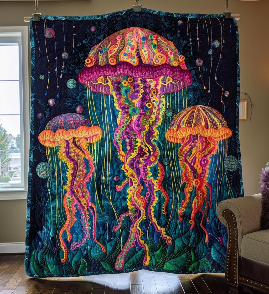 Abyssal Dreams Quilted Blanket Cozy Bedroom Ideas Gifts For Dad Who Wants Nothing