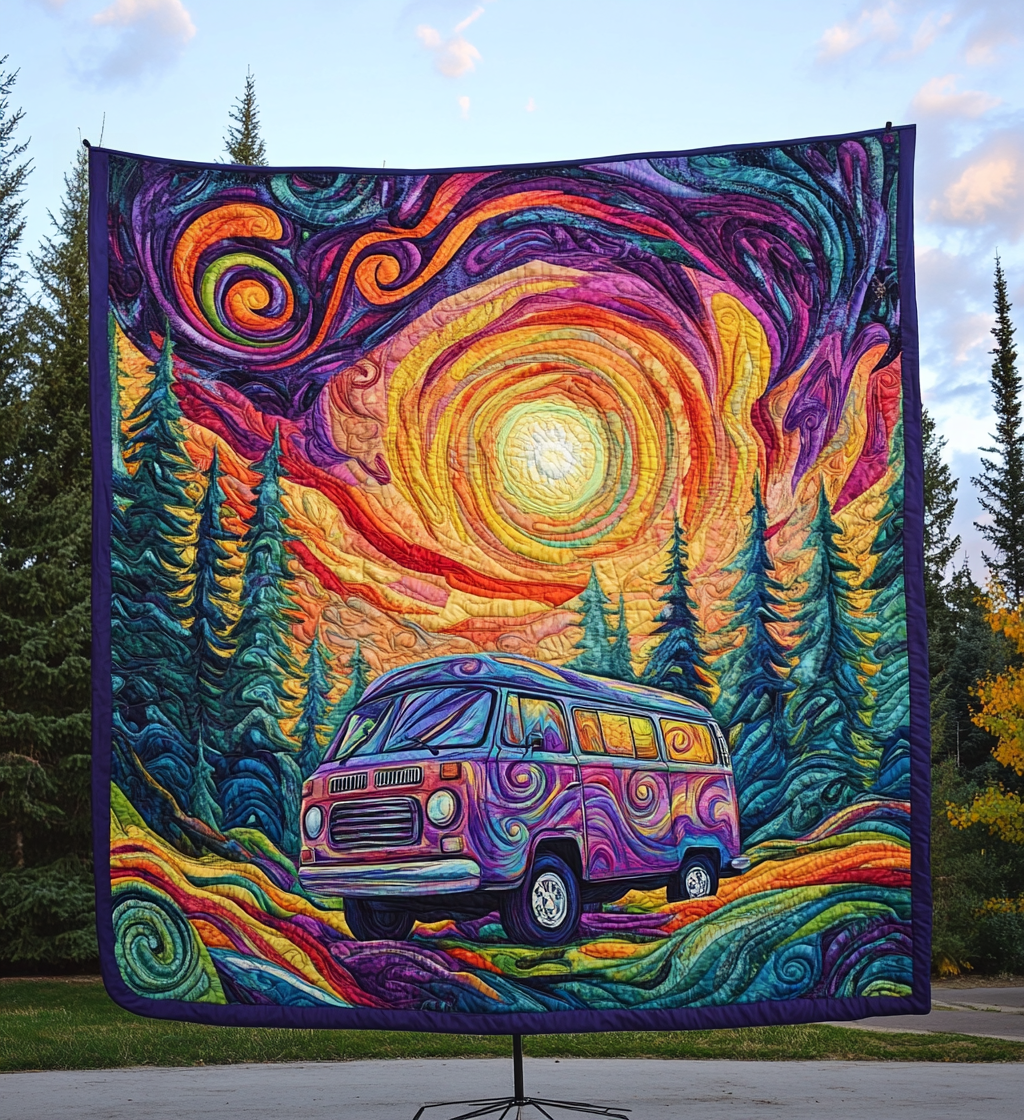 Adventure Awaits Quilted Blanket Over The Bed Decor Great Gifts For Mom