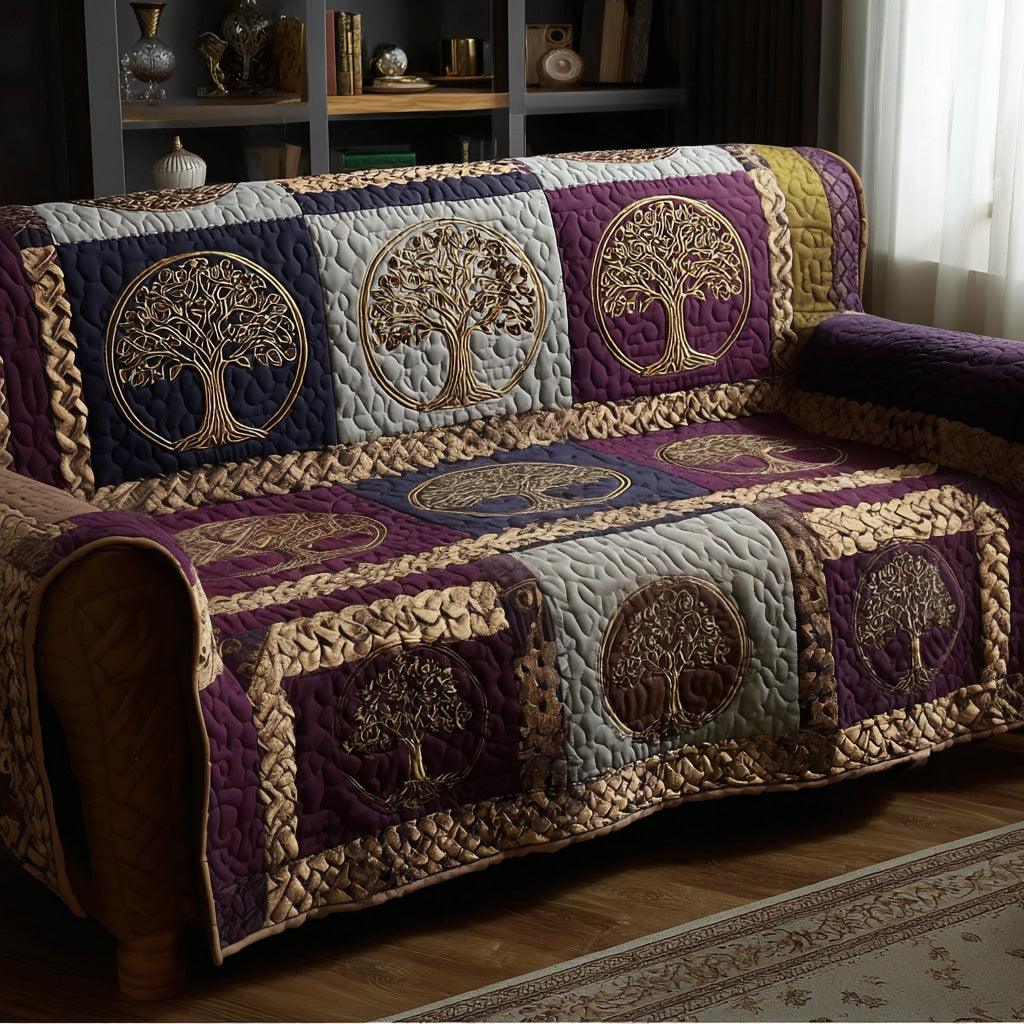 Ancient Canopy Quilted Sofa Cover Sofa Covers For Sale Tree Of Life Gift Items
