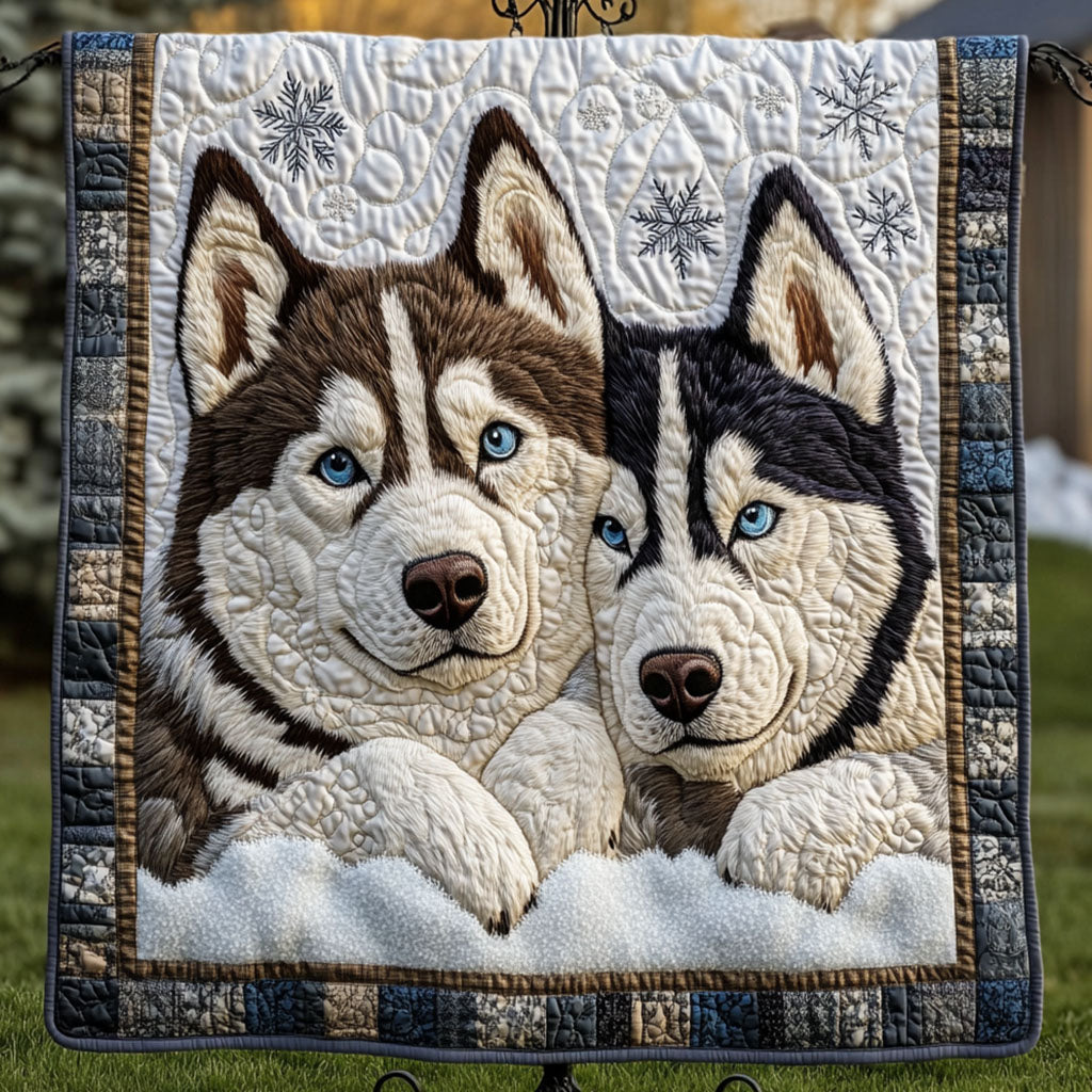 Arctic Soul Quilted Blanket Best Bedding Sets Husky Merchandise