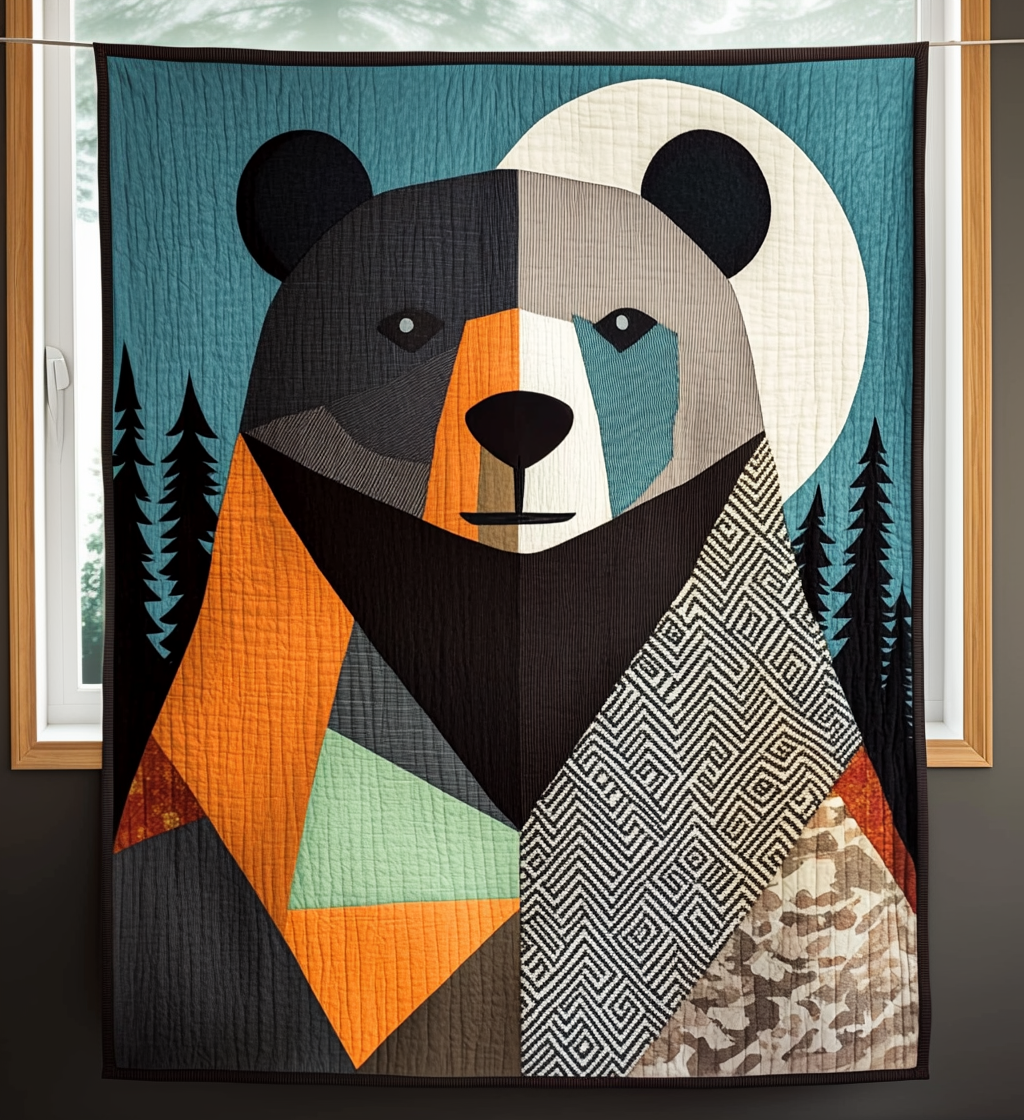Autumn Bear Quilted Blanket Boho Bedroom Ideas Father's Day Gifts For Husband