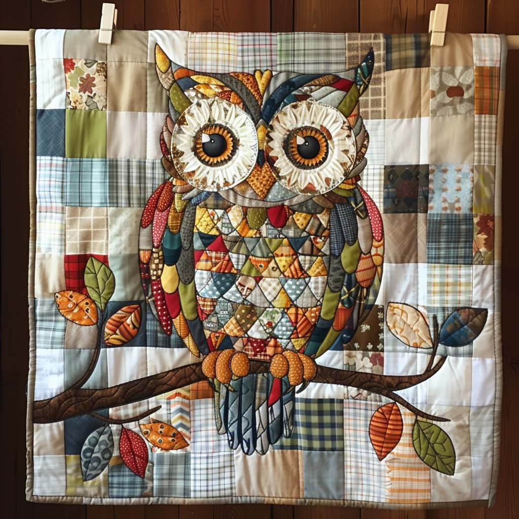 Autumn Patch Owl Quilted Blanket Bedroom Decor Ideas Best Father's Day Gifts For Dad