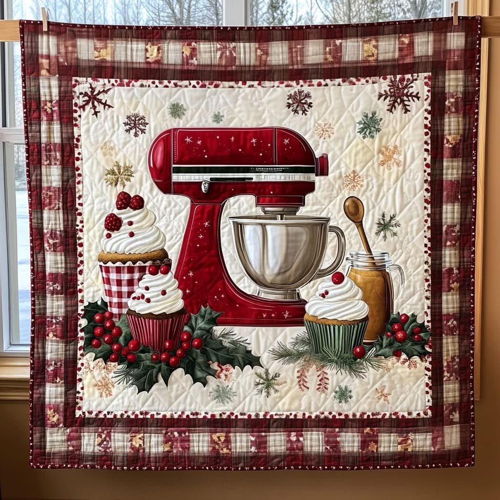Baking Warm Kitchen Christmas Quilt Blanket Best Gifts For Bakers Baking Lovers