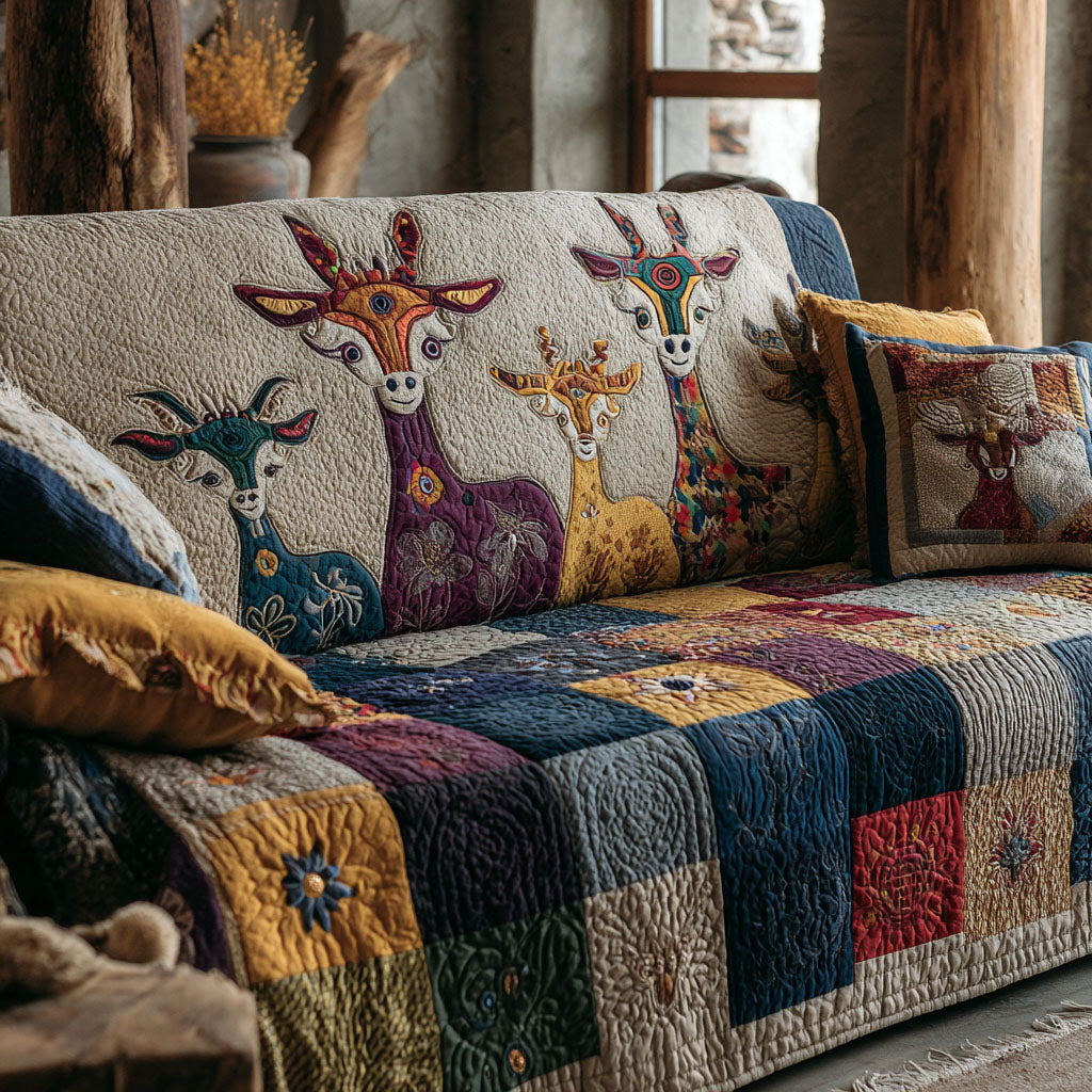 Barnside Buddy Quilted Sofa Cover Pretty Sofa Covers Horse Gifts For Adults