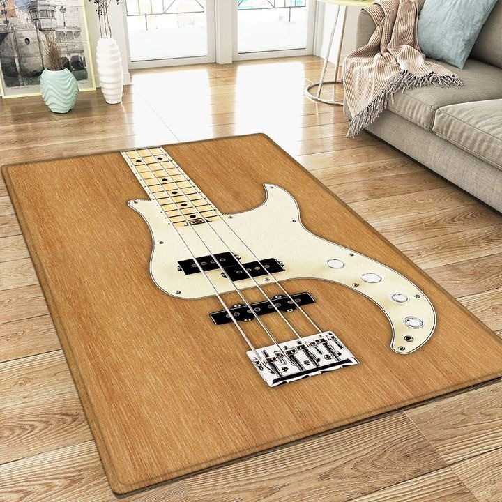 Bass Guitar Area Rug Living Home Decor Gifts For The Love Of Bass Rug