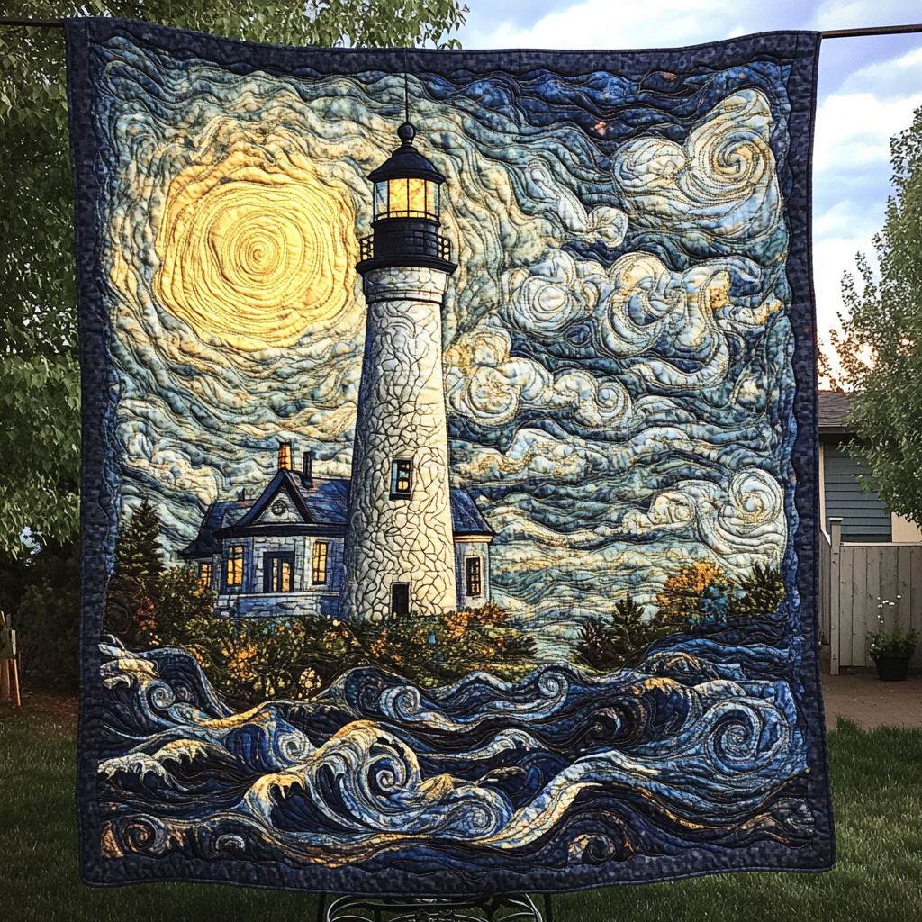 Beacon of Serenity Quilted Blanket Best Bedding Comforter Sets Good Gifts For Mom Birthday