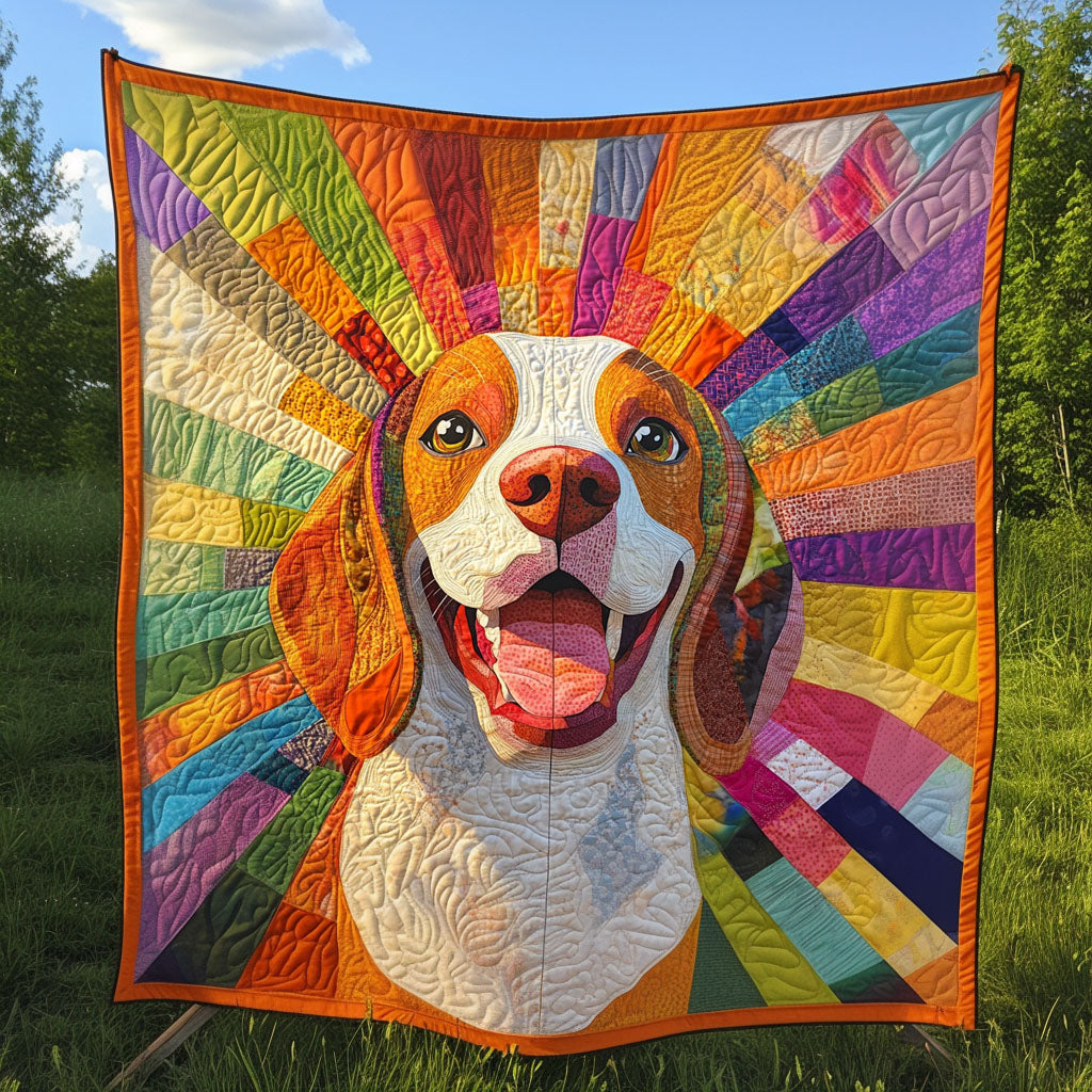 Beagle Sunburst Wonderland Quilted Blanket Bed Decor Ideas Present Ideas For Dog Lovers