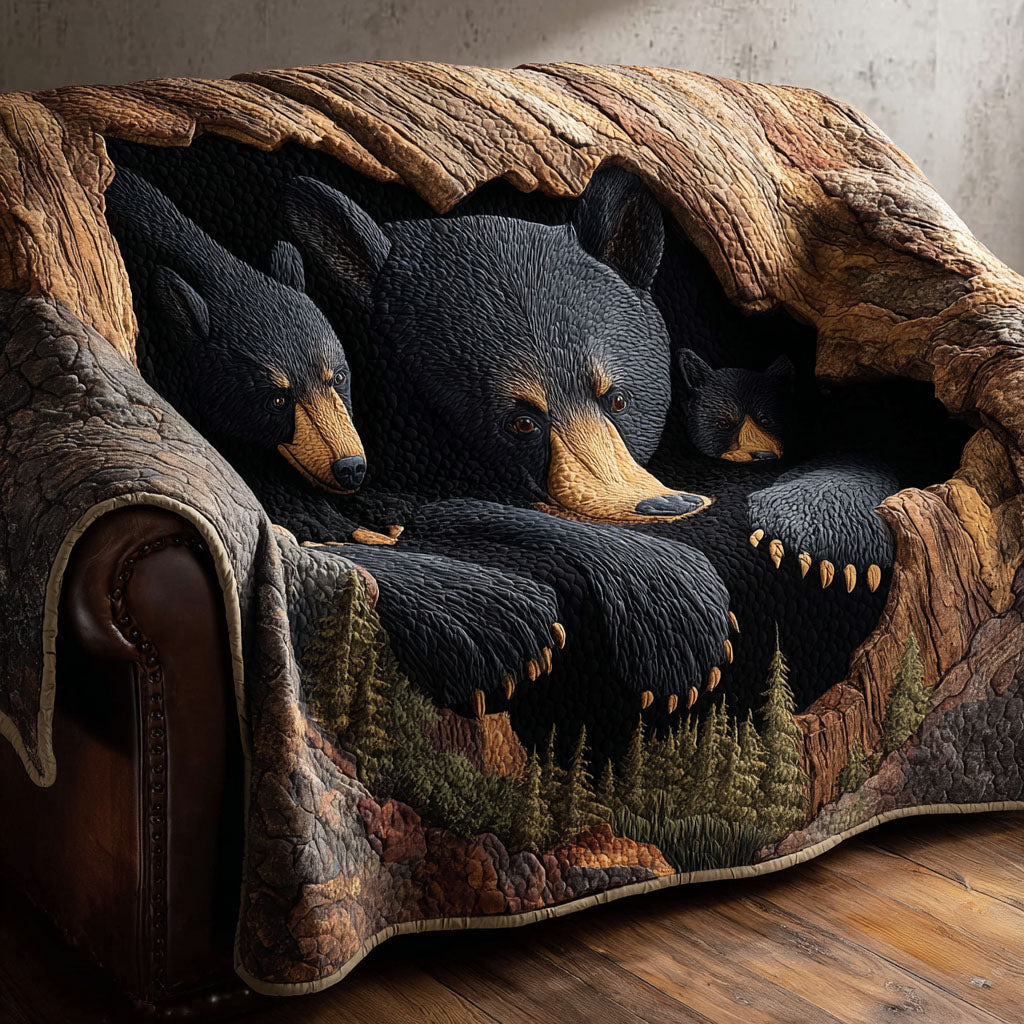 Bear Haven Quilted Sofa Cover Sofa Seat Covers Bear Gifts For Him