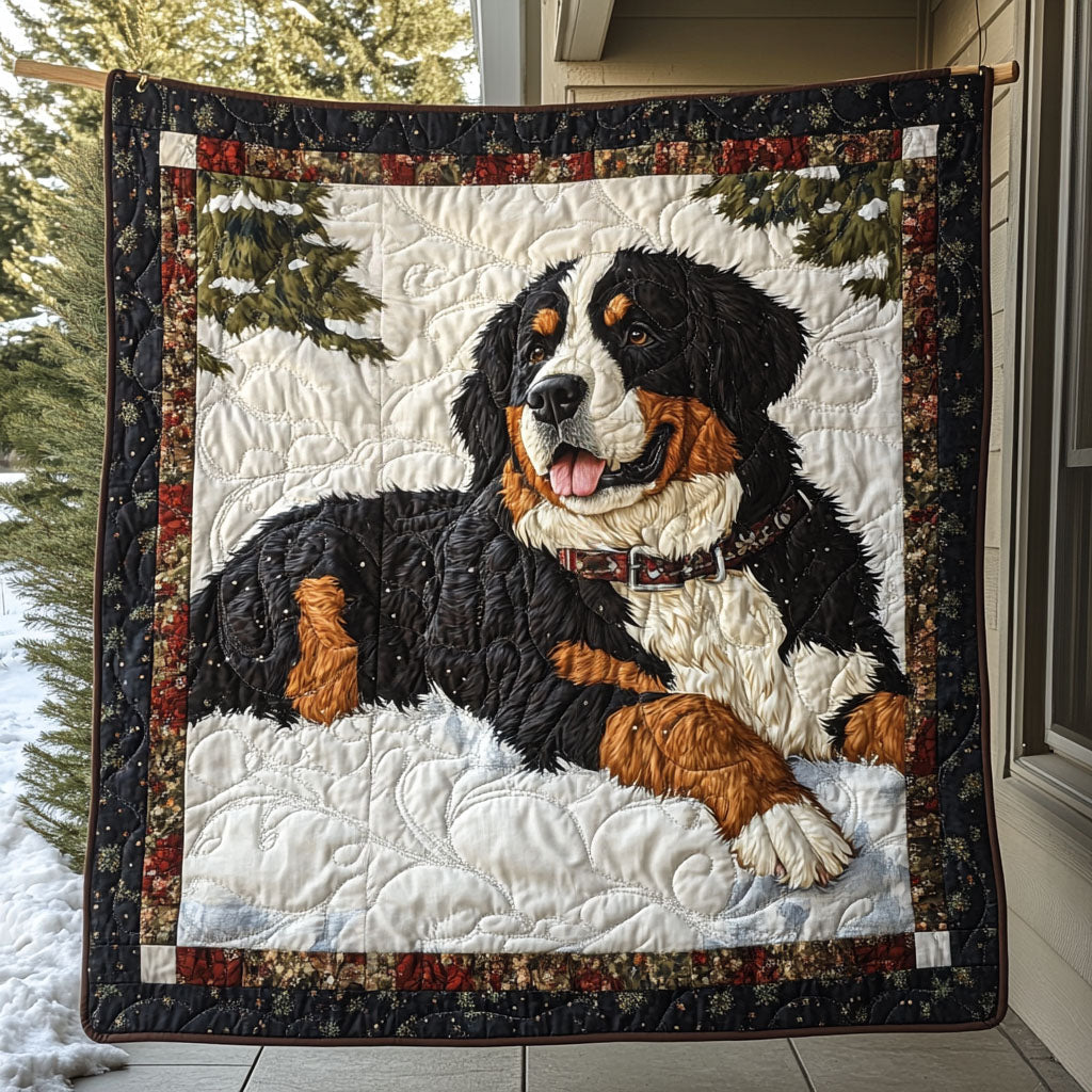 Bernese Mountain Path Quilted Blanket Best Bedsheets Christmas Gift Ideas For Dog Owners