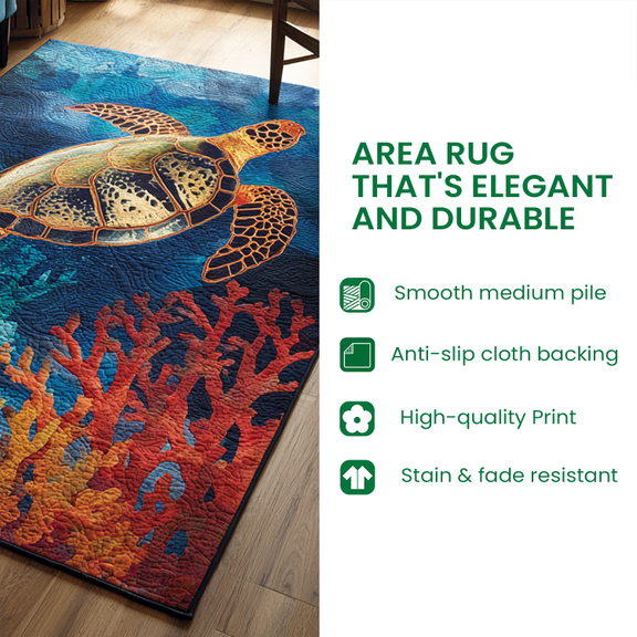 Black Bear Forest Dream Area Rug Rustic Animal Large Rug For Living Room Father's Day Gifts - Image 3
