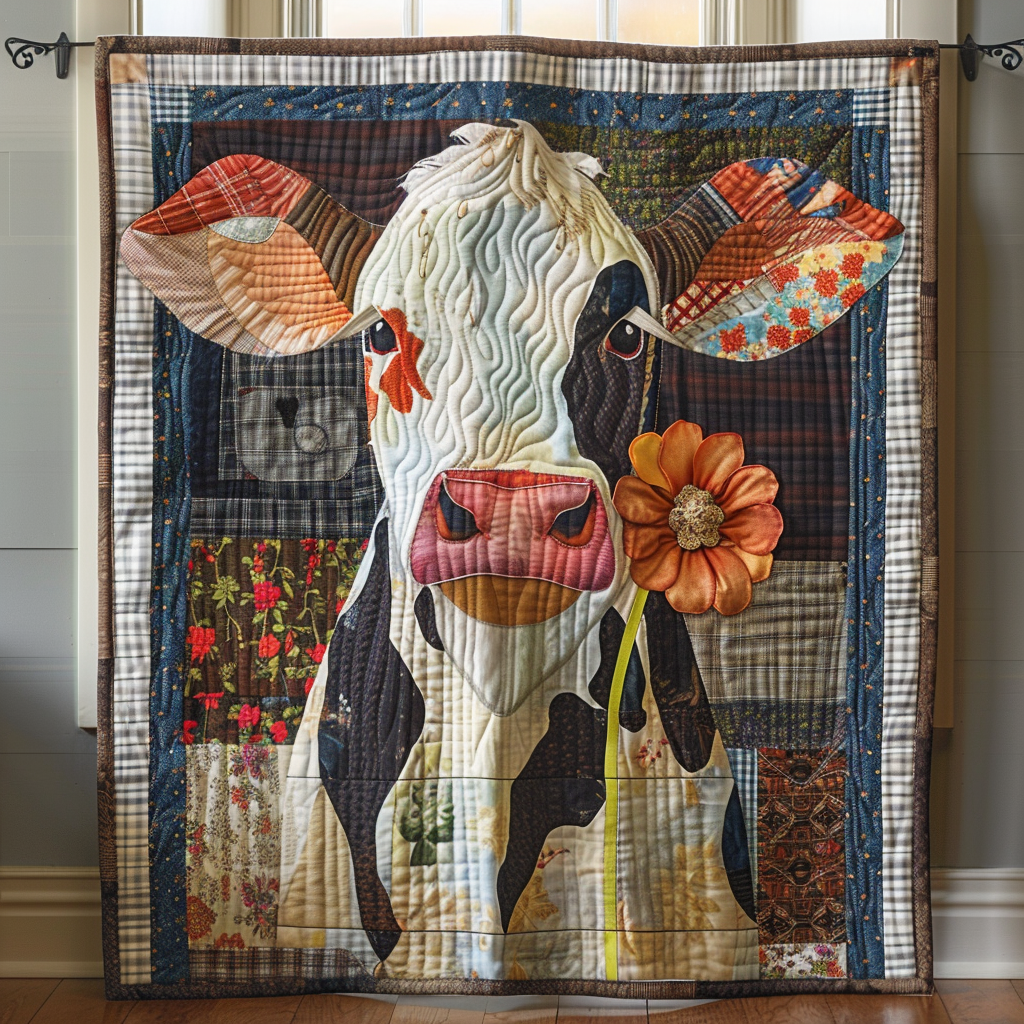 Blossom & Bovine Quilted Blanket Best Sheet Sets Nice Mother's Day Gifts