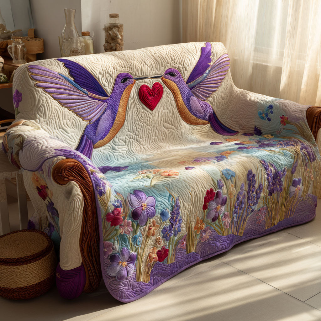 Blossom Serenade Quilted Sofa Cover Best Sofa Slipcovers Gift Ideas For Couples