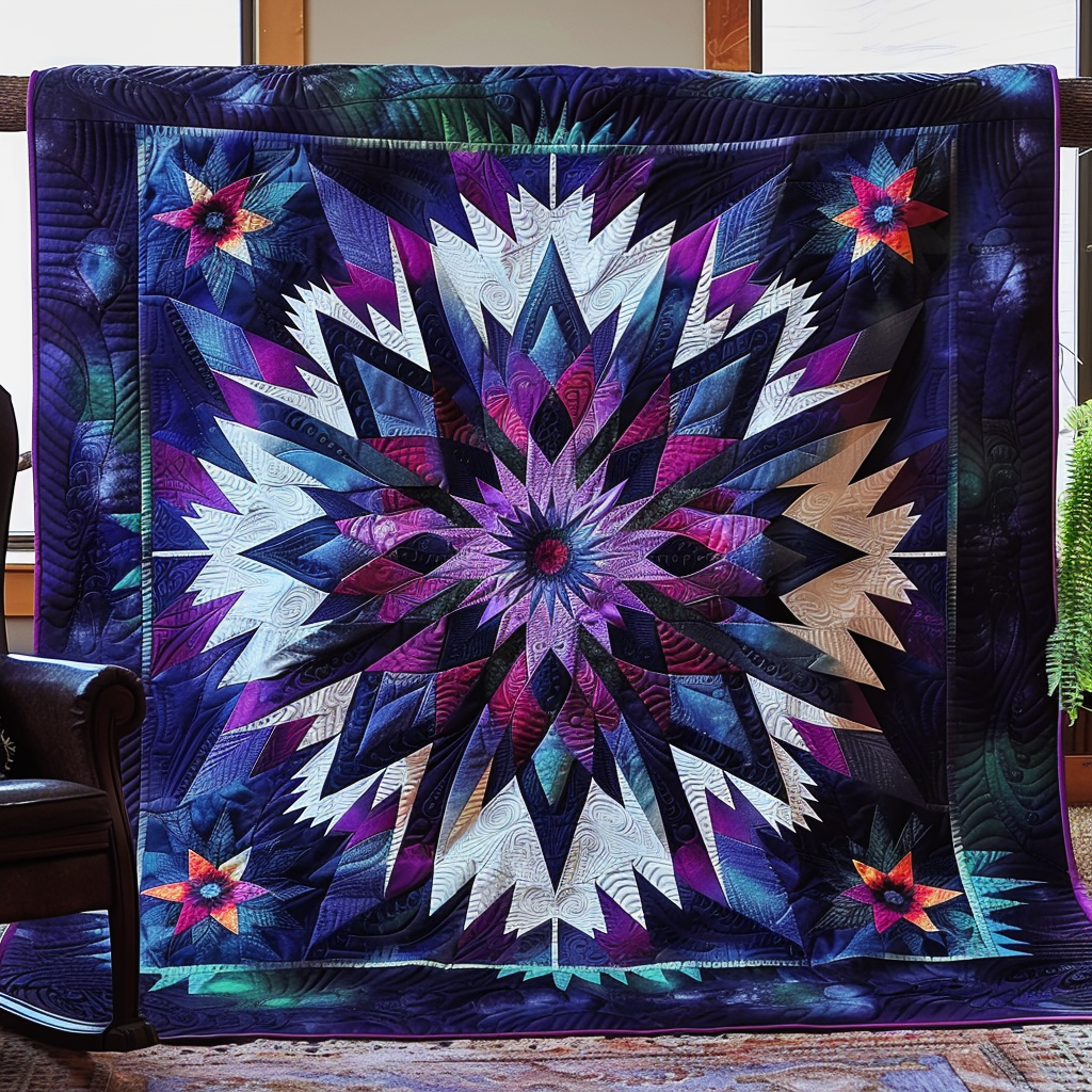 Blue Horizon Quilted Blanket Good Bed Sets Great Native American Presents