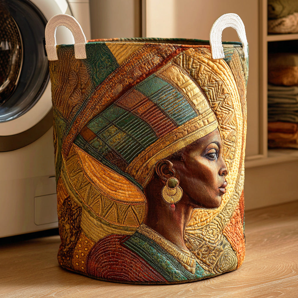 Bold Harmony Quilted Laundry Basket Perfect Quilted Laundry Organizer Gift for the Holidays