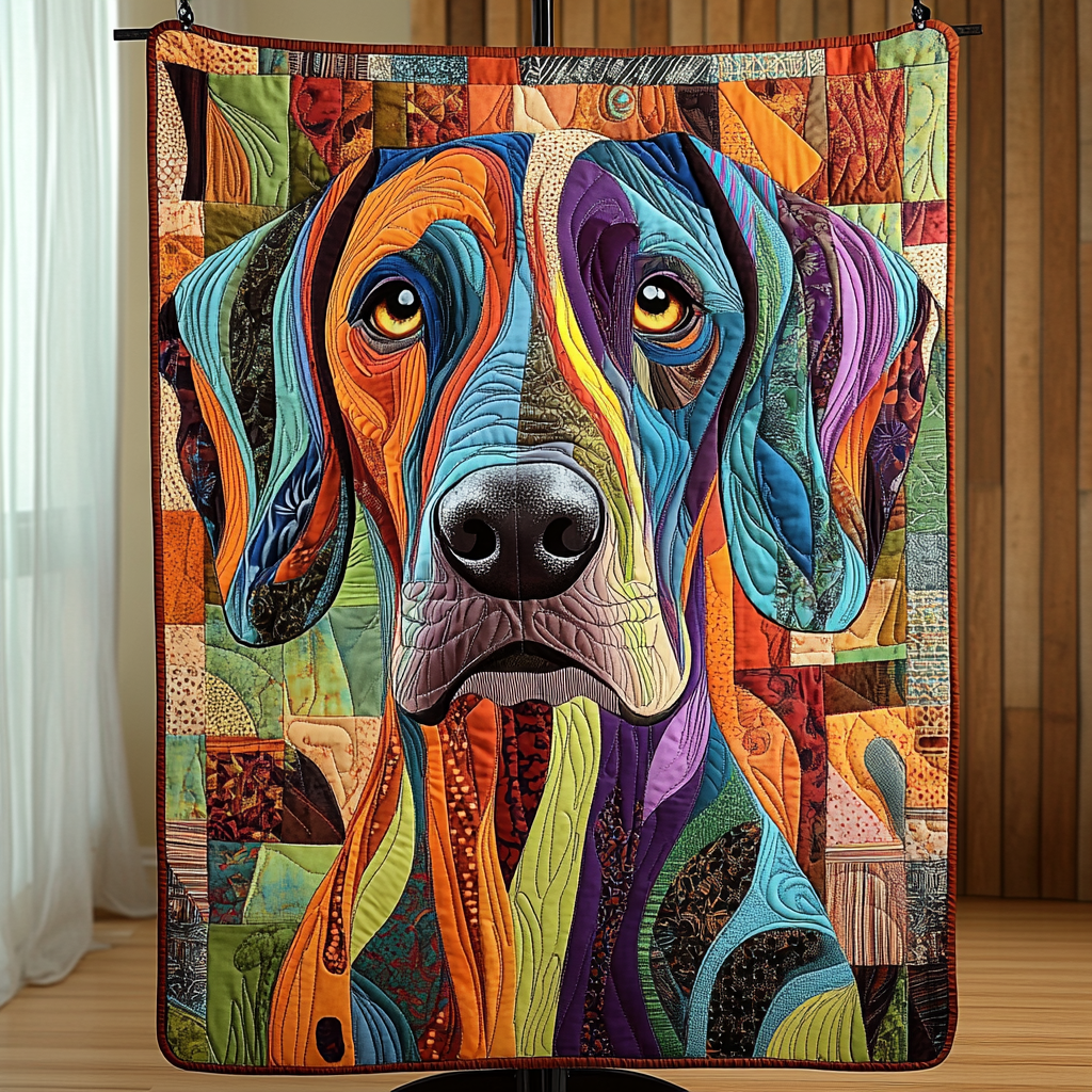 Brushstroke Bark Quilted Blanket Bedroom Decor Ideas Xmas Presents For Dog Owners