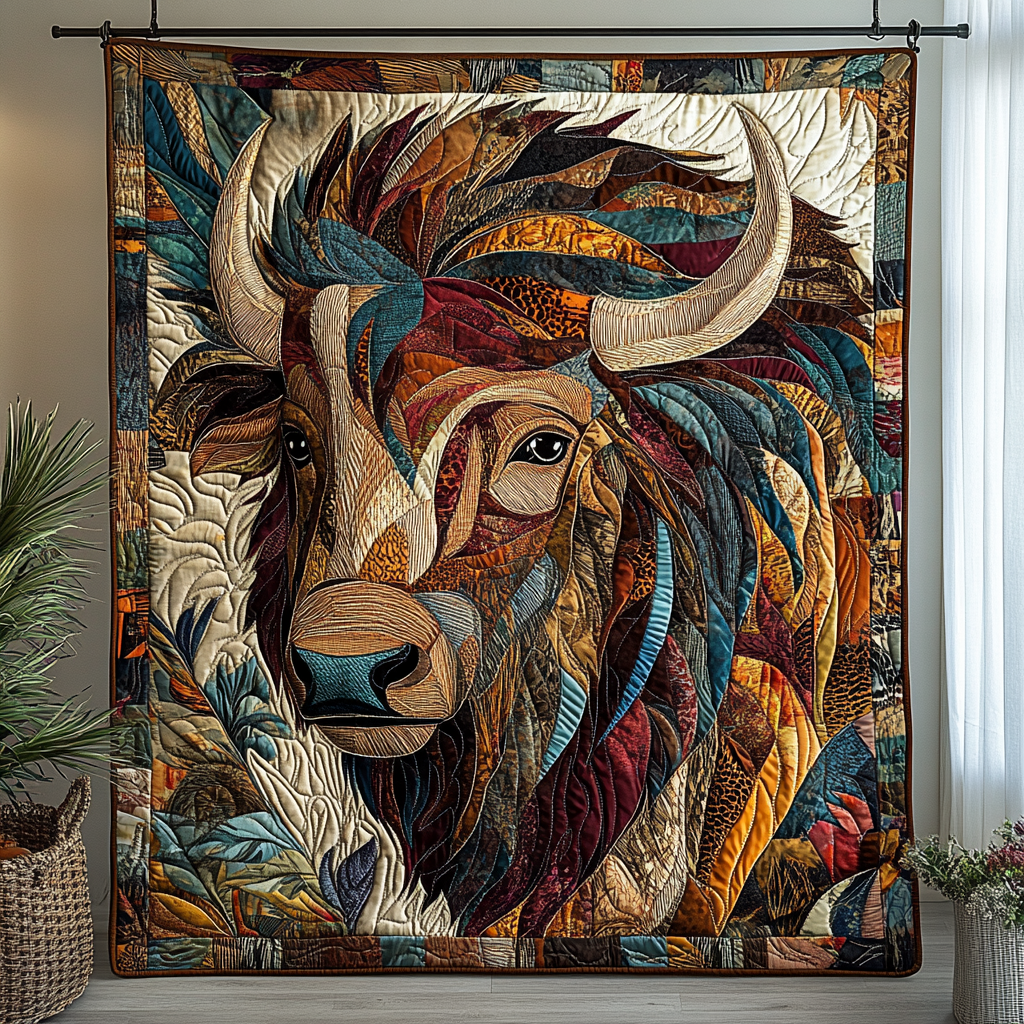 Buffalo Wanderer Quilted Blanket Bedroom Decor Ideas Special Birthday Gifts For Dad