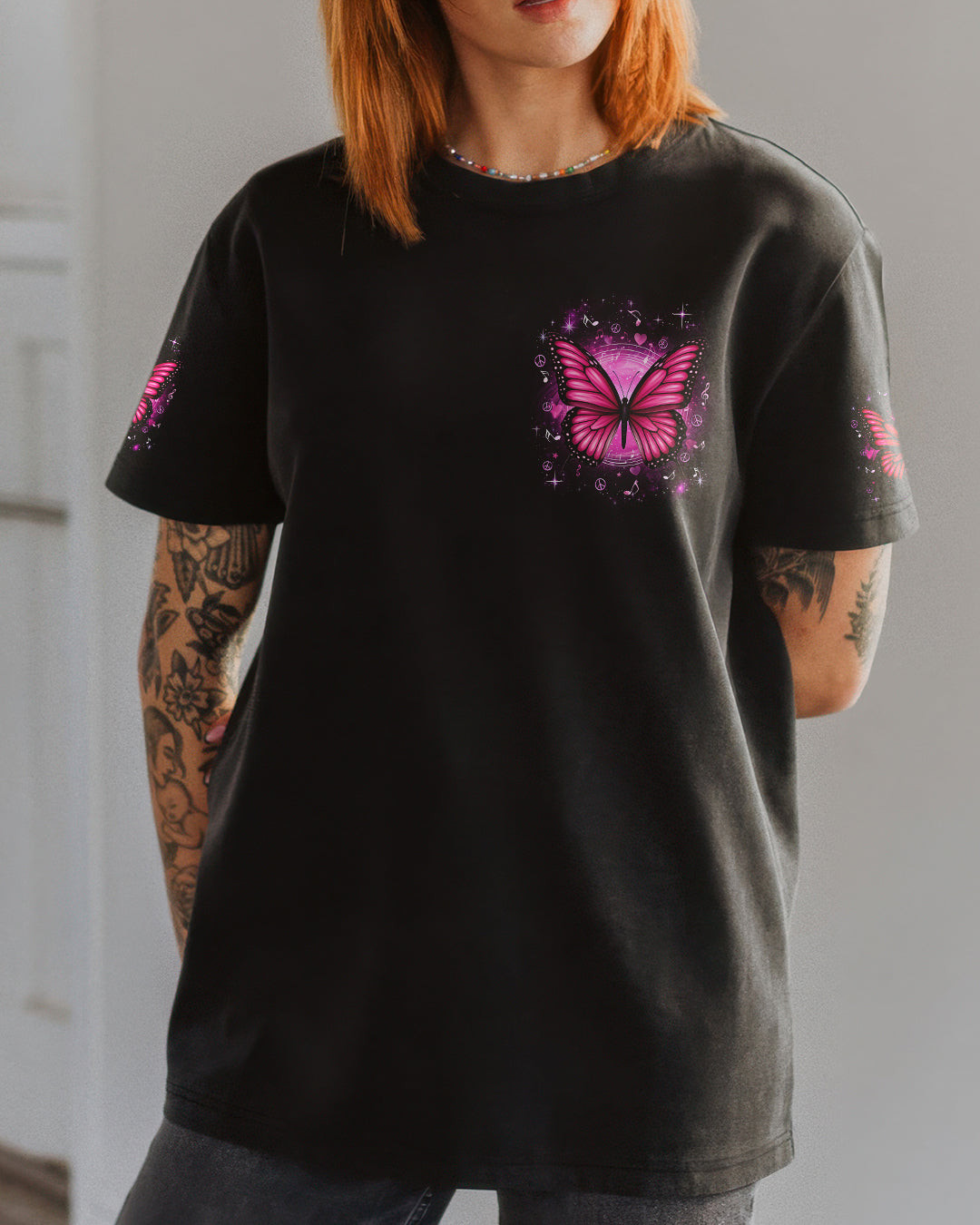 Butterfly There Are So Many Beautiful Reasons To Be Happy T-Shirt Outfit Gift For Sisters - Image 2