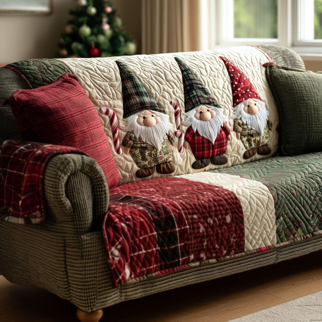 Candy Cane Friends Quilted Sofa Cover Good Sofa Covers Last Minute Christmas Gifts